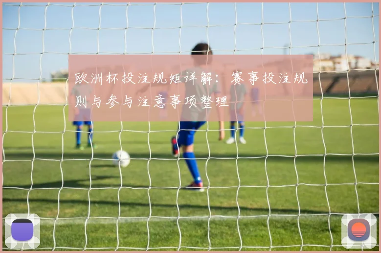 欧洲杯投注规矩详解:赛事投注规则与参与注意事项整理